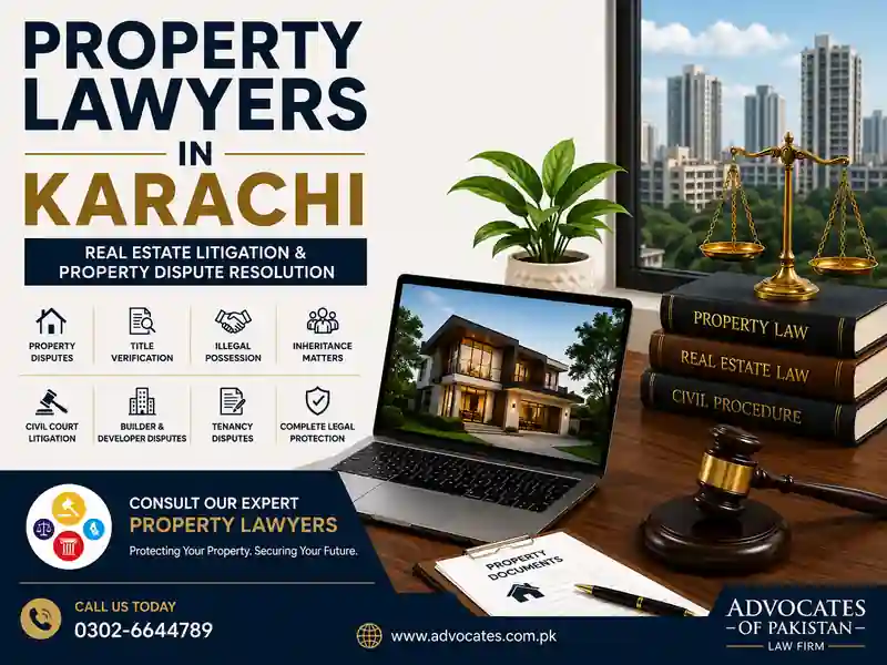 Property Lawyers in Karachi for real estate disputes and property litigation