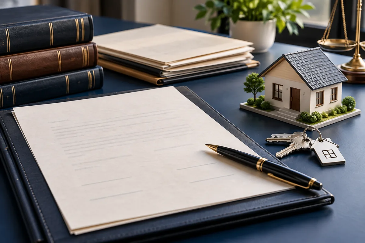 Gift Deed and Hiba in Pakistan — Property Documentation Property documents, house model and keys for gift deed and Hiba preparation in Pakistan