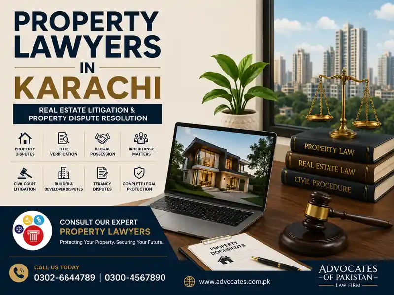 Property Lawyers in Faisalabad — Registry, Title and Property Disputes Property Lawyers in Faisalabad for registry, title verification and property disputes